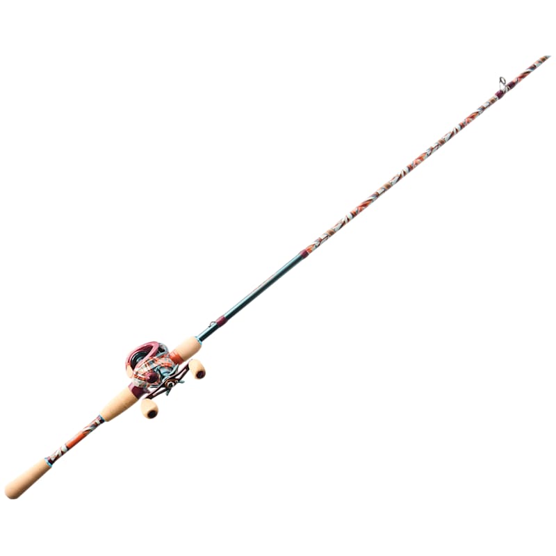 Bass Pro Shops Prodigy Baitcast Combo in Floral