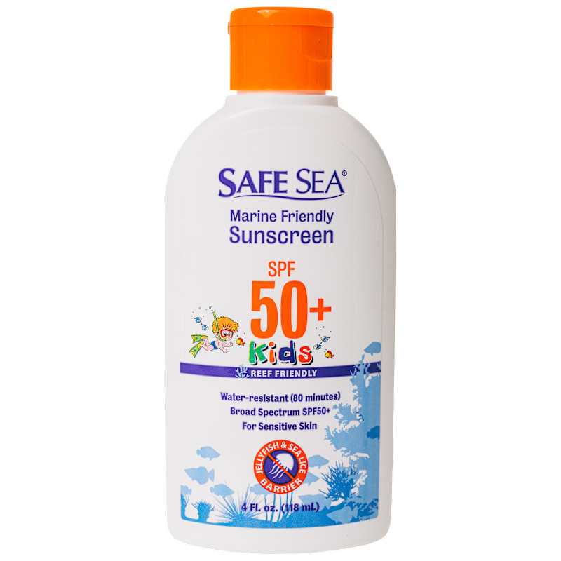 Safe Sea Sunblock with Jellyfish Protective Sting Lotion for Kids