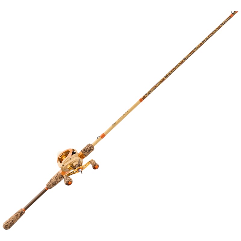 Bass Pro Shops Prodigy Baitcast Combo in Brown Fish Camo