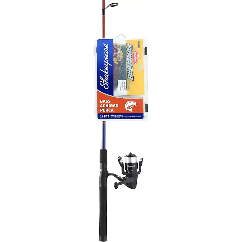 Shakespeare Catch More Fish Bass Spinning Combo