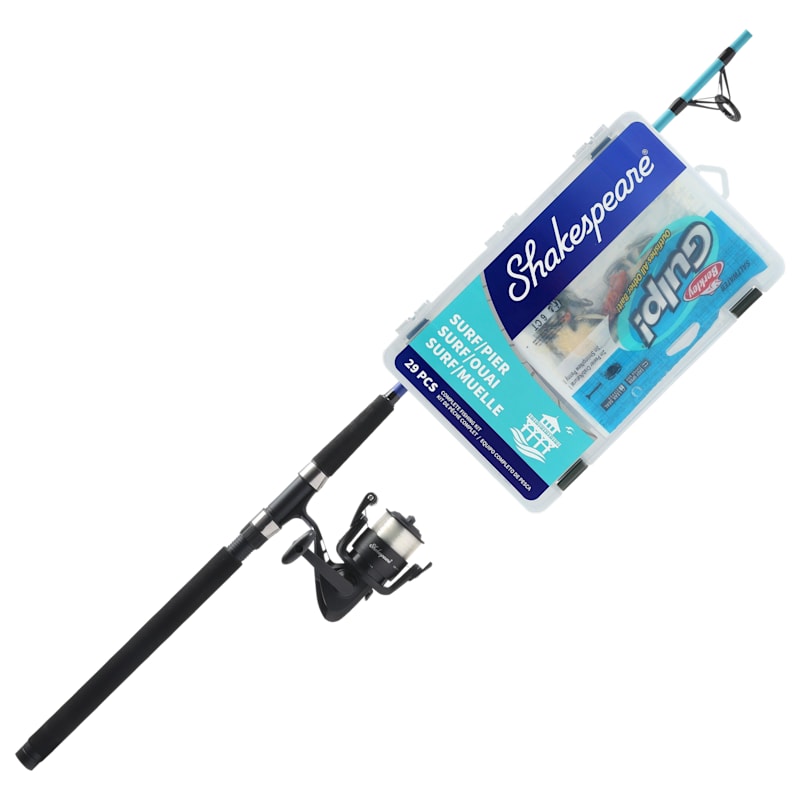 Shakespeare Catch More Fish Surf/Pier Spinning Combo