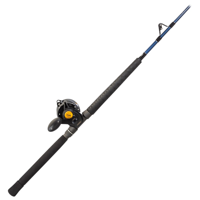 PENN Squall Two-speed Lever Drag/Offshore Angler Ocean Master OMSU Stand-Up Rod and Reel Combo