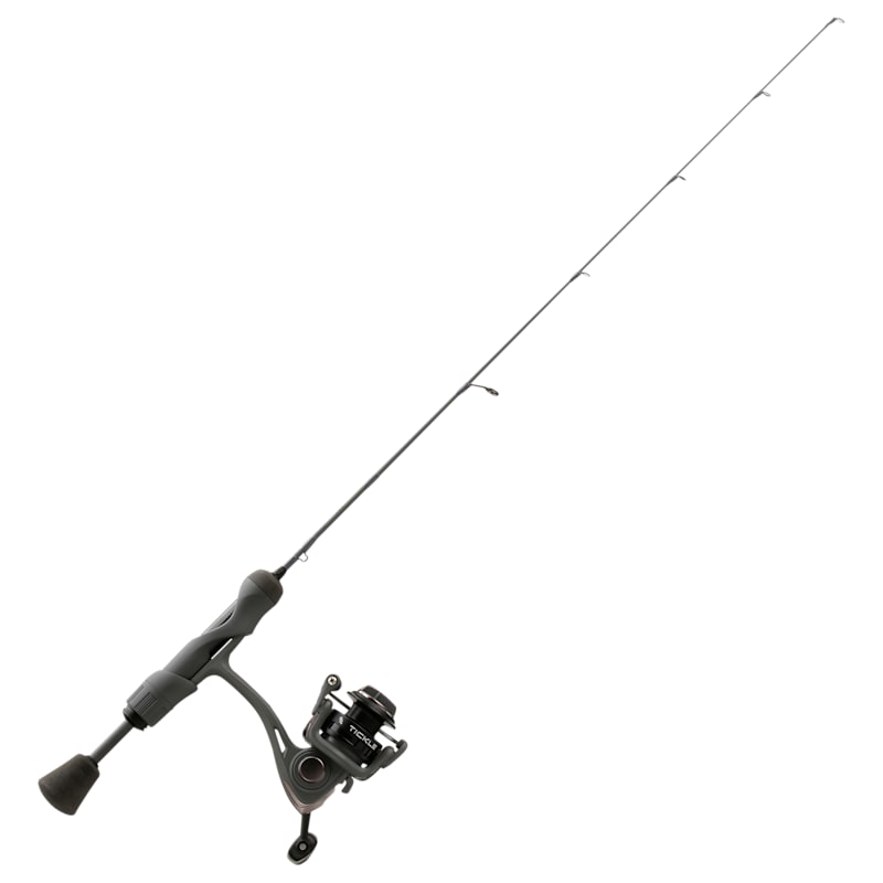 13 Fishing Wicked Stealth Edition Spinning Ice Combo