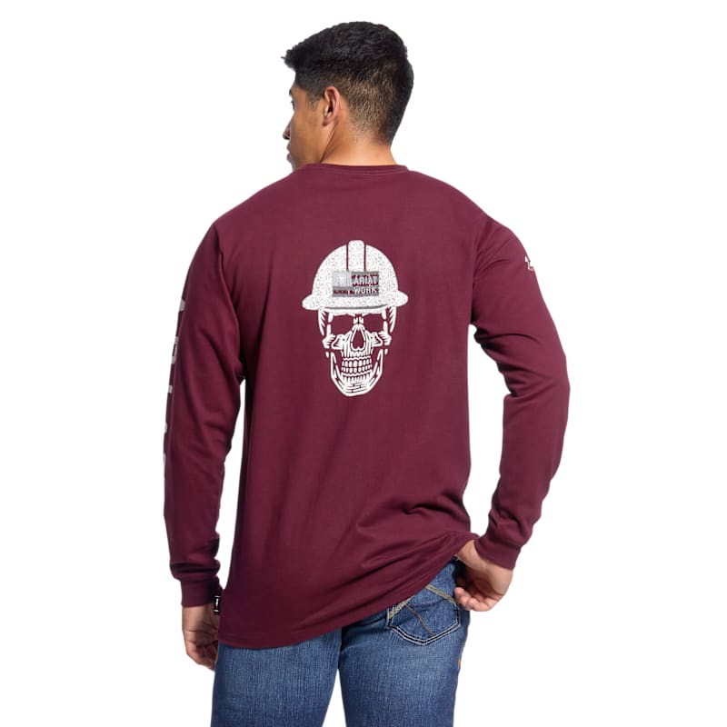 Ariat FR Roughneck Skull Logo Long-Sleeve T-Shirt for Men