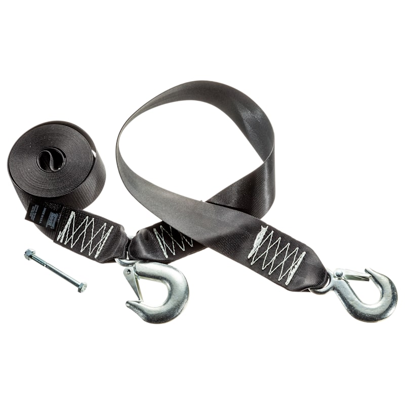 Rod Saver Replacement Winch Strap with Safety Strap
