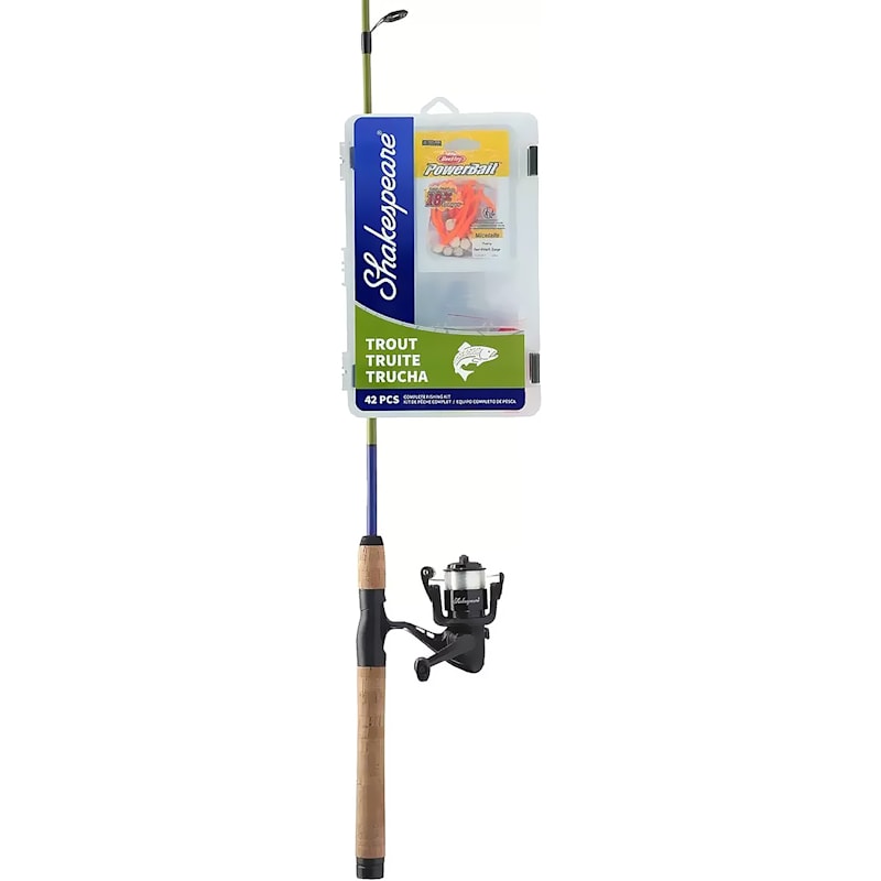 Shakespeare Catch More Fish Trout West Spinning Combo