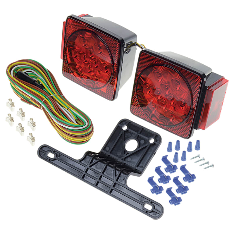 Bass Pro Shops Submersible Square LED Trailer Tail Light Kit