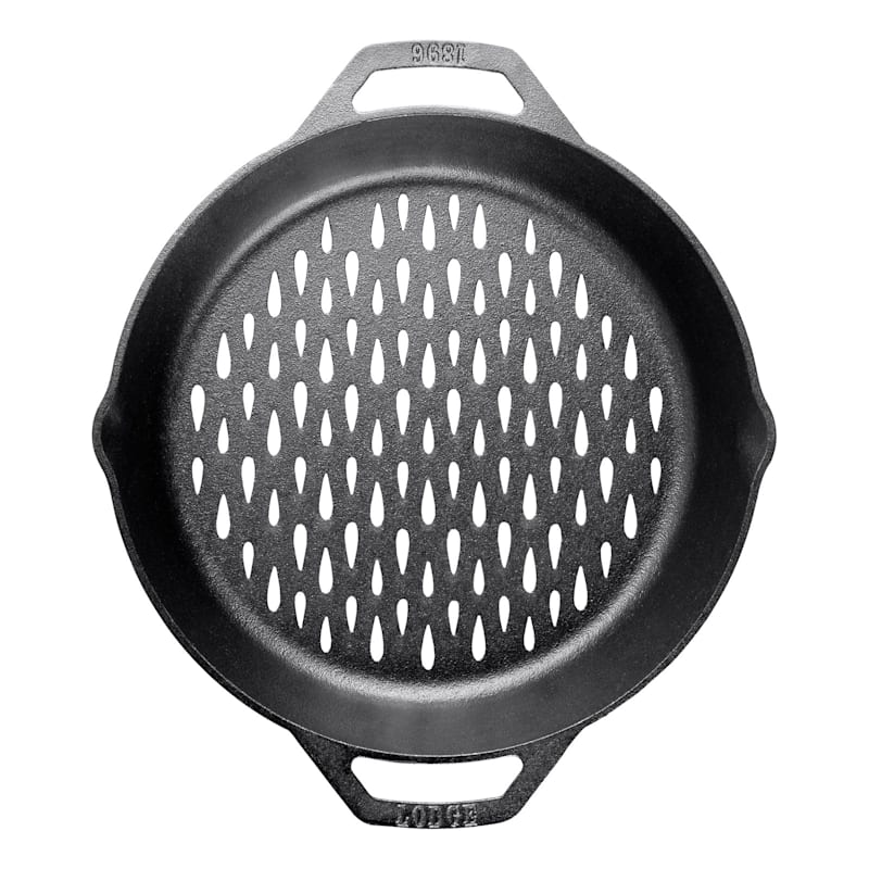 Lodge Dual-Handled Grill Basket