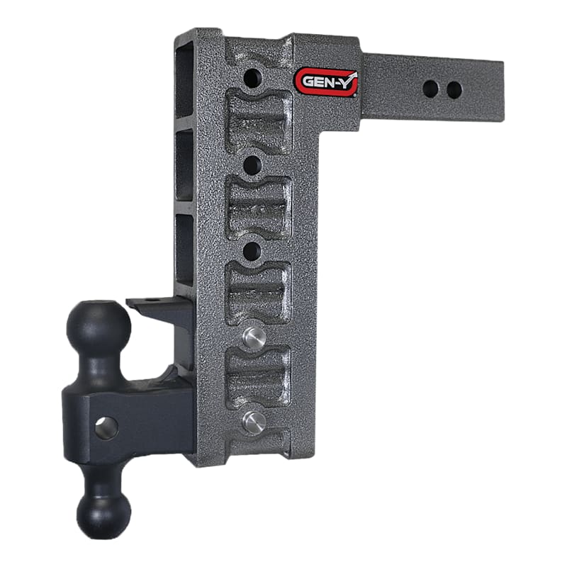 GEN-Y HITCH MEGA-DUTY 2.5" Shank 21K Hitch with Dual-Ball and Pintle Lock