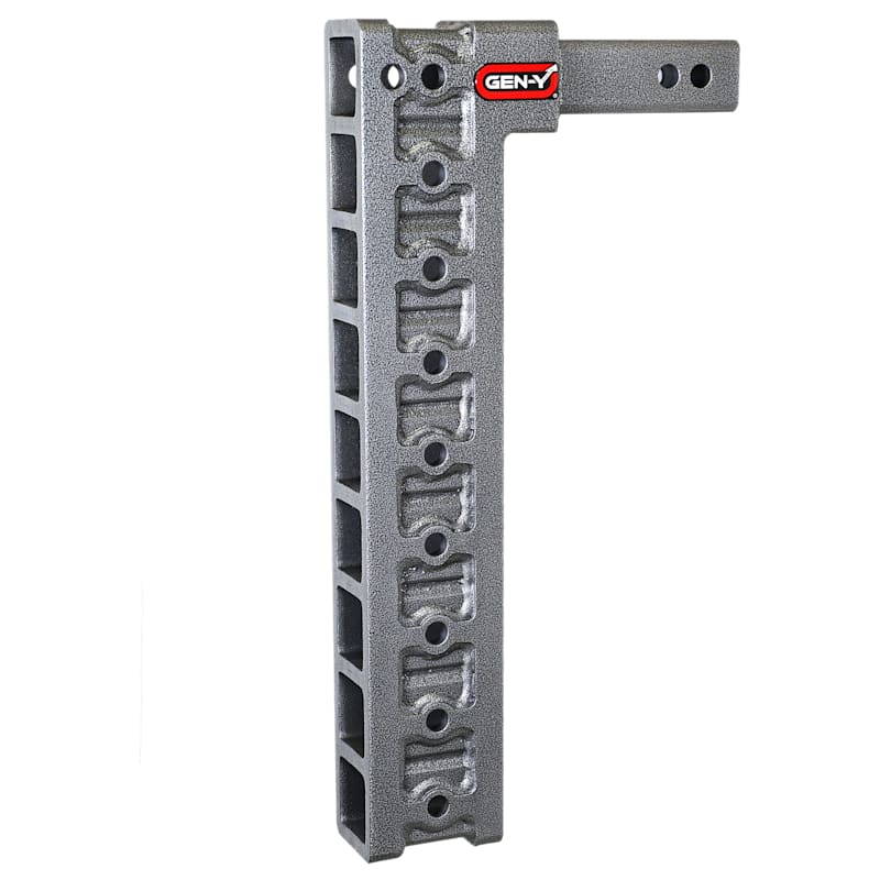 GEN-Y HITCH MEGA-DUTY 2" Shank 10K Drop Hitch with Stabilizer Kit