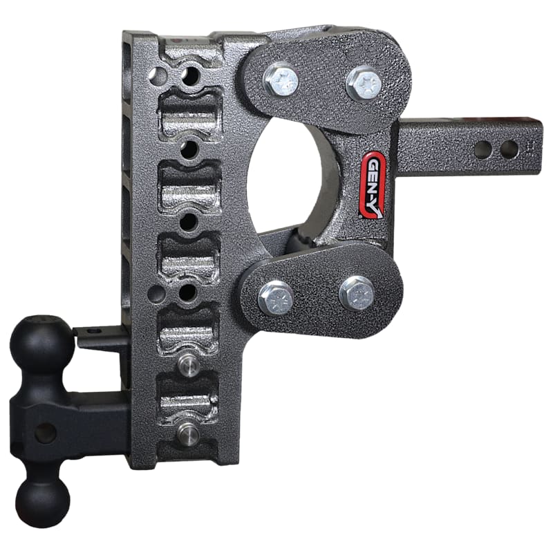 GEN-Y HITCH The BOSS TORSION-FLEX 2" Shank 10K Hitch with Dual-Ball and Pintle Lock
