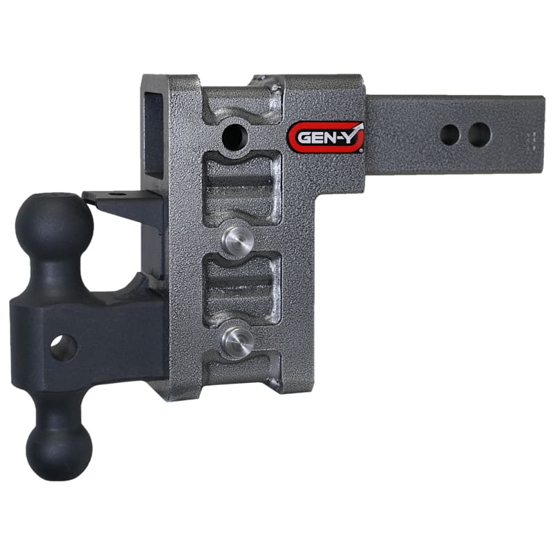 GEN-Y HITCH Mega-Duty 2.5'' Shank Bolt-On 32K Hitch with Dual-Ball and Pintle Lock