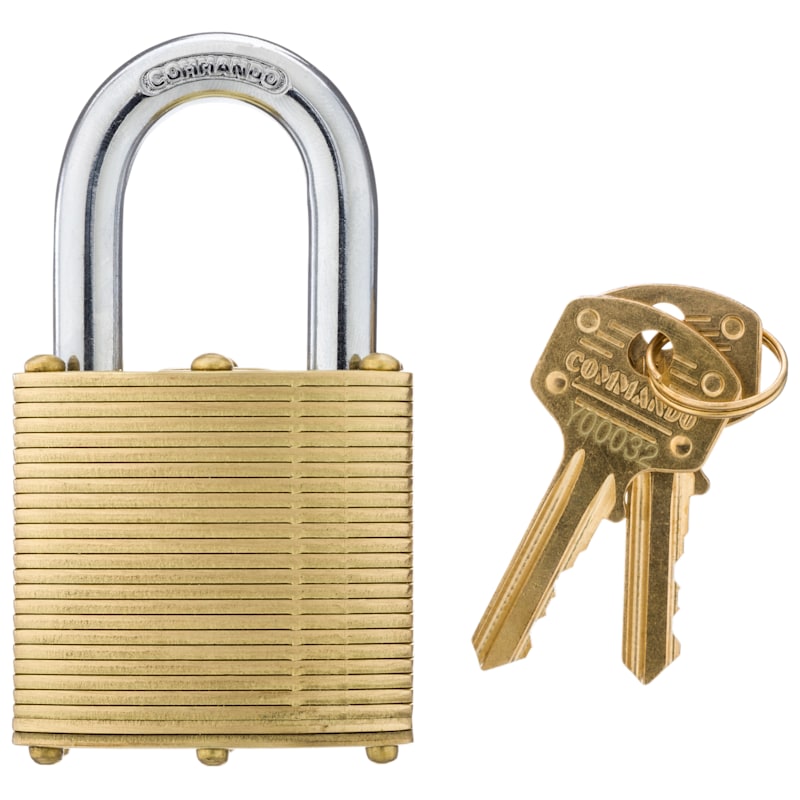 Commando Lock Marine Series Premium Brass Padlock