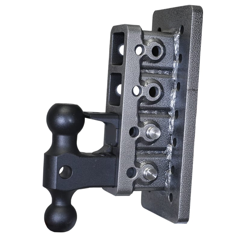 GEN-Y HITCH Mega-Duty 2" Bolt-On 16K Adjustable Hitch with Dual-Ball and Pintle Lock