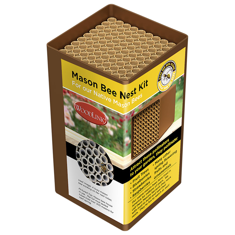 WoodLink Replacement Mason Bee Fiberboard Nesting Tubes
