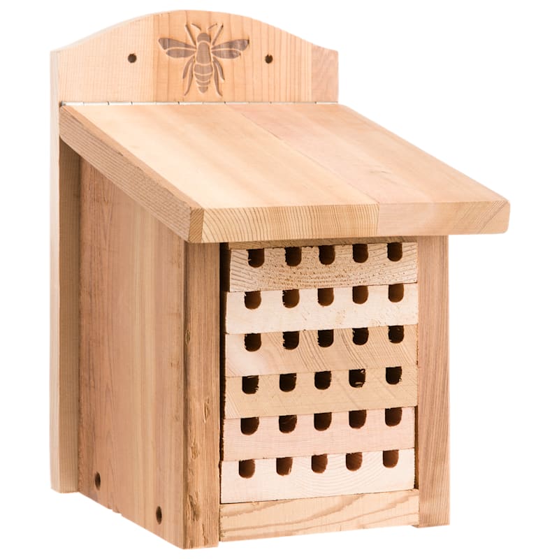 WoodLink Cedar Mason-Bee House