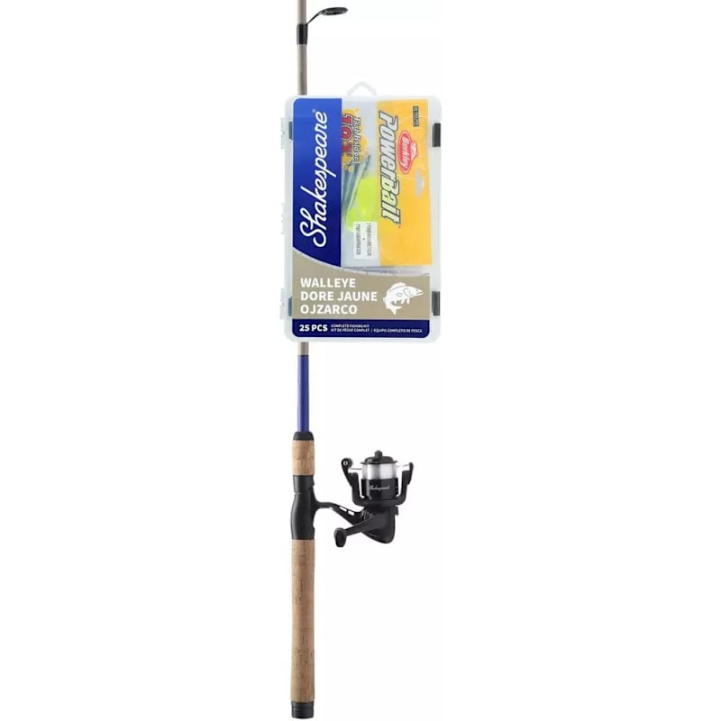 Shakespeare Catch More Fish Walleye Spinning Combo