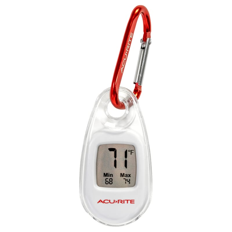 AcuRite Digital Thermometer with Carabiner Clip