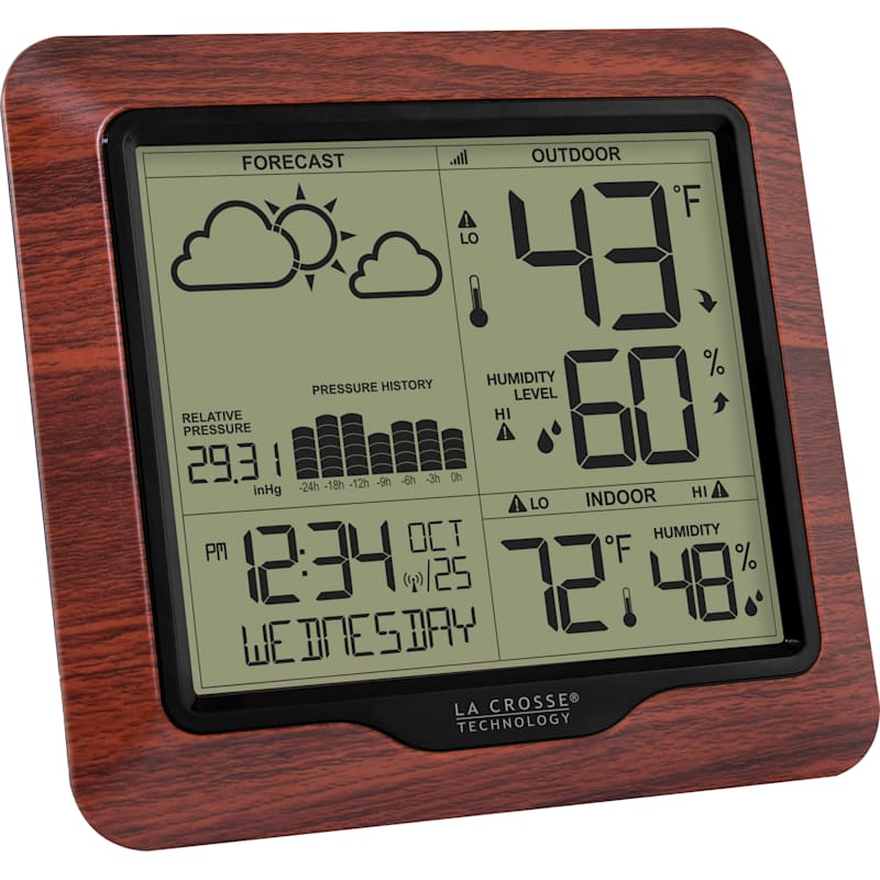 La Crosse Technology 308-1417BL Backlight Wireless Forecast Station