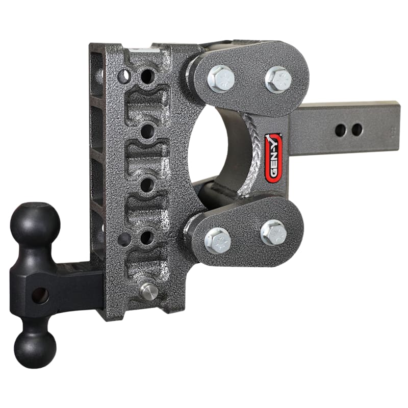 GEN-Y HITCH The BOSS TORSION-FLEX 3" Shank 10K Hitch with Dual-Ball and Pintle Lock