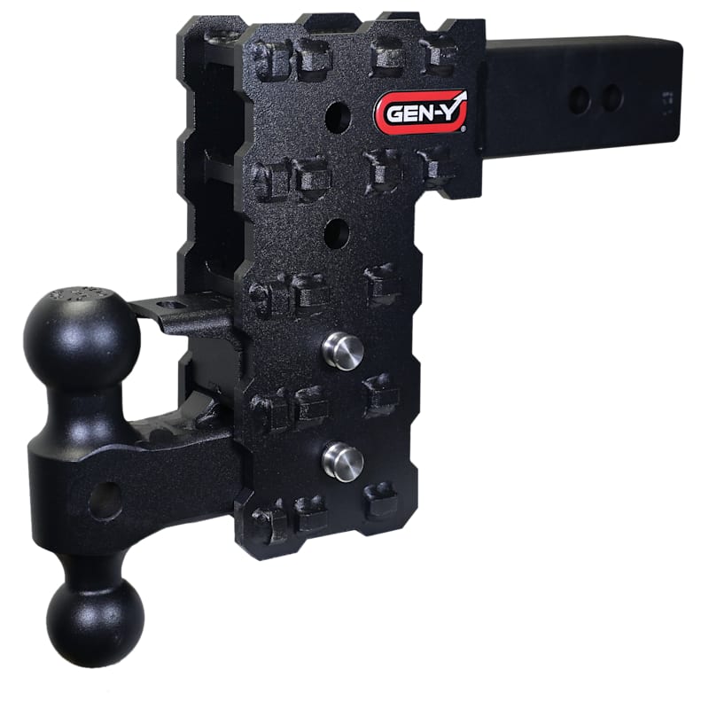GEN-Y HITCH PHANTOM-X 2.5" Shank 16K Drop Hitch with Dual Ball and Pintle Lock