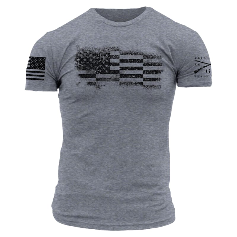 Grunt Style Bar Flag Short-Sleeve T-Shirt for Men