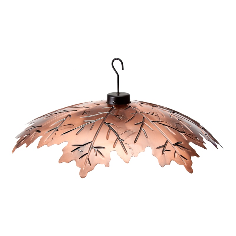 WoodLink 18'' Brushed-Copper Weather Shield for Bird Feeder