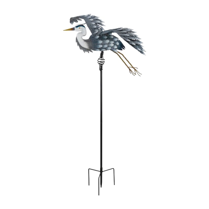Regal Art & Gift Heron Bouncie Yard Stake