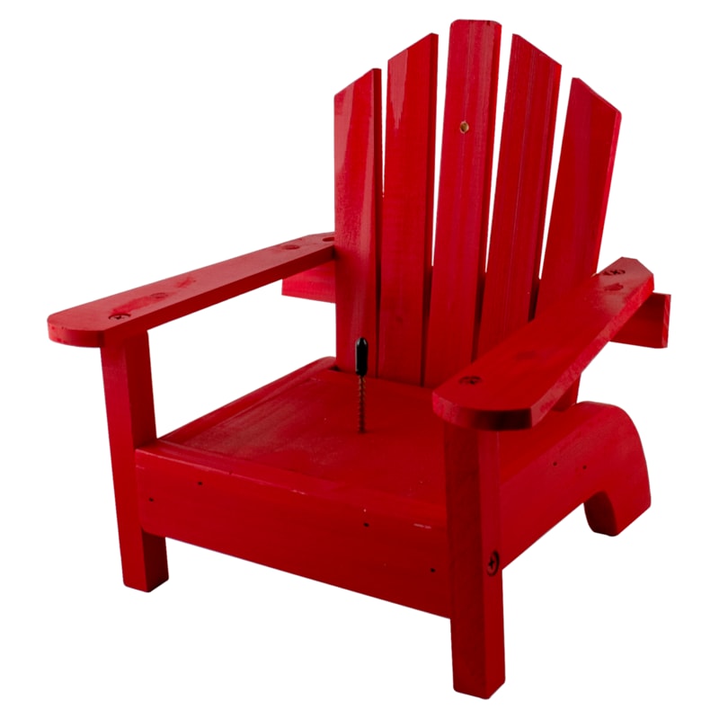 WoodLink Lake and Cabin Adirondack Chair Squirrel Feeder