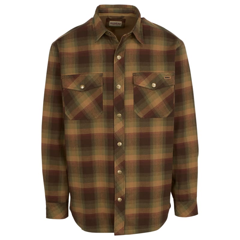 RedHead Pro Series Thermal-Lined Flannel Long-Sleeve Shirt for Men
