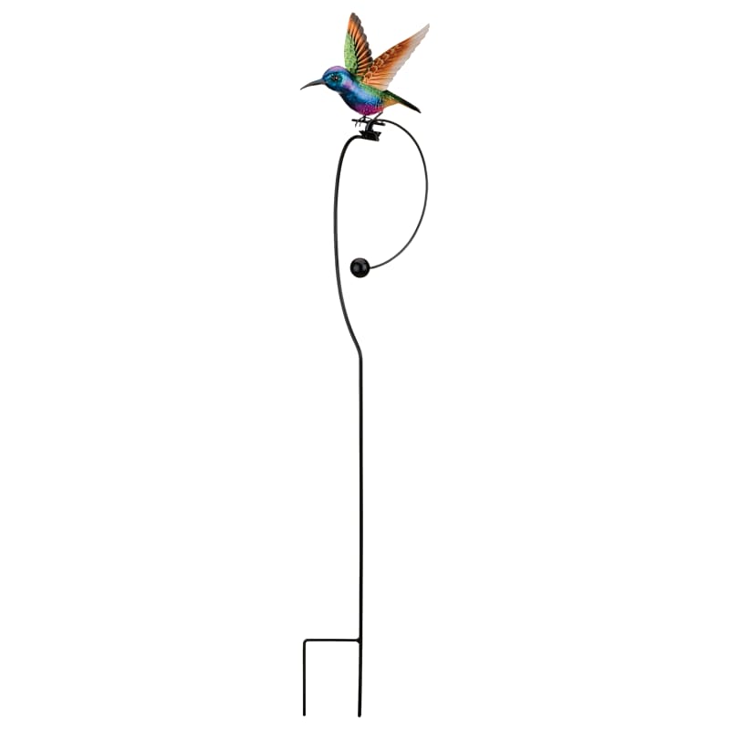 Regal Art & Gift Rocker Purple Coronet Hummingbird Stake