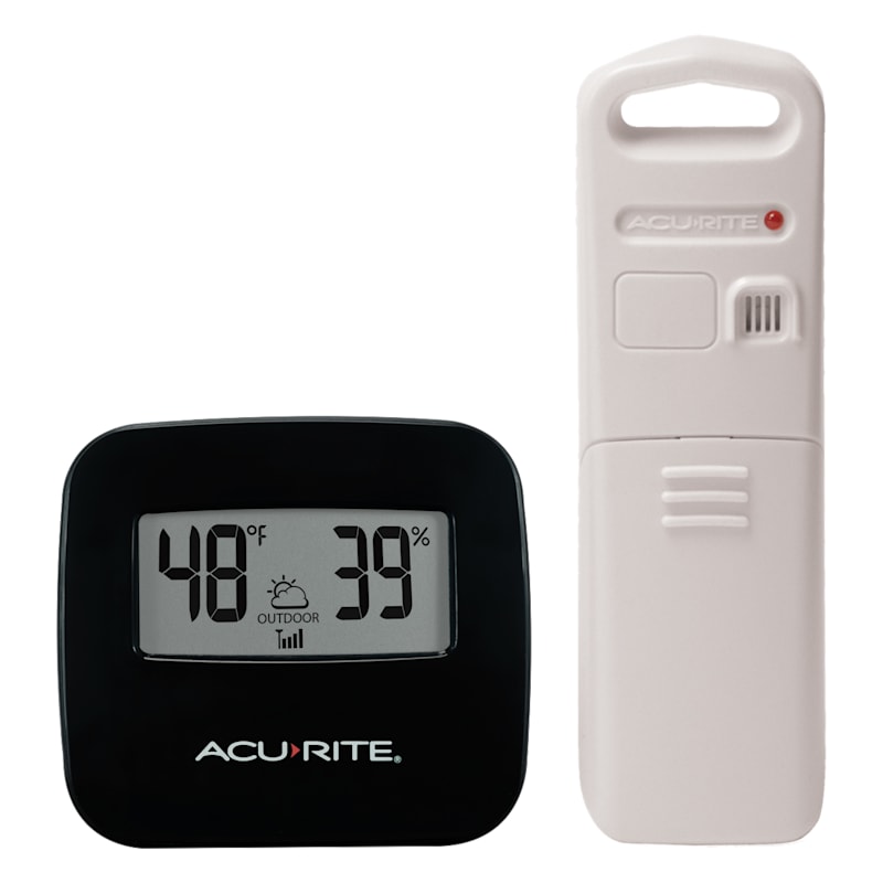 AcuRite Wireless Thermometer with Outdoor Temperature and Humidity Sensor