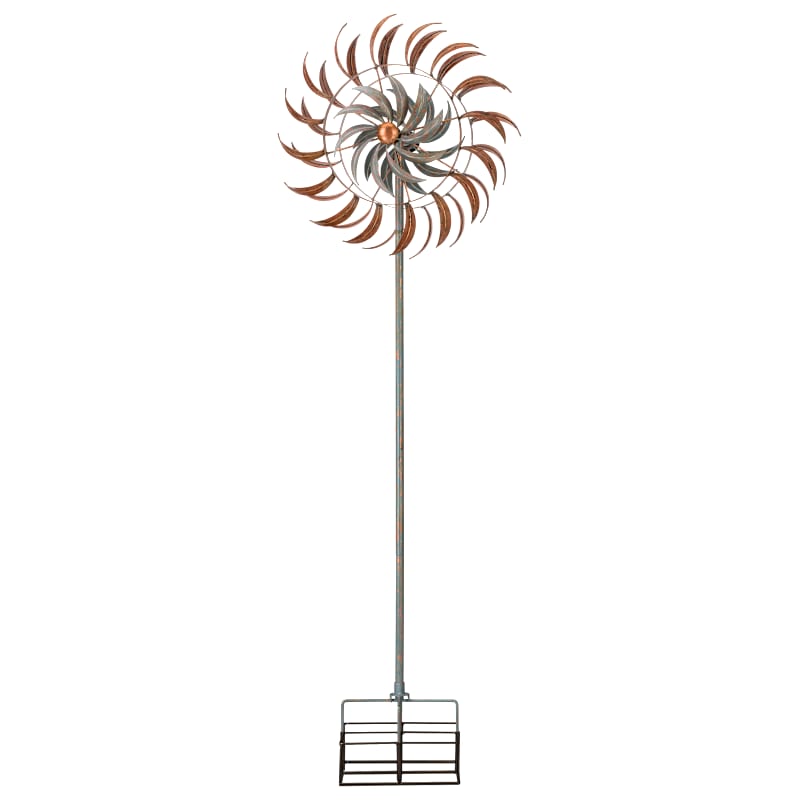 Regal Art & Gift Copper Petals Wind Spinner