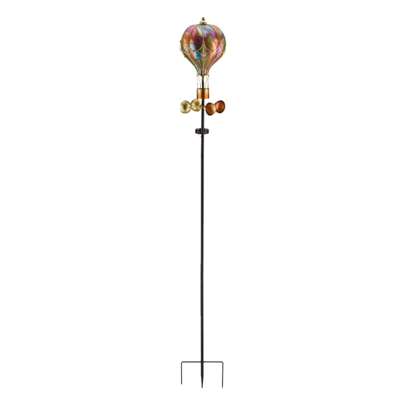 Regal Art & Gift Swirl Balloon Spinner Solar Stake