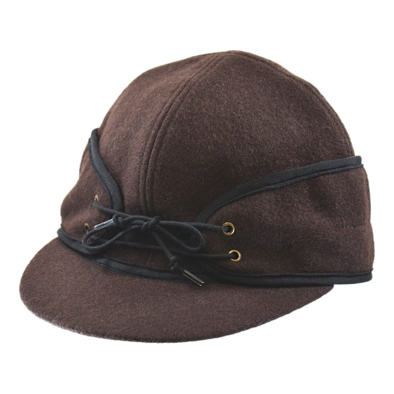 Crown Cap Wool Blend Railroad Cap