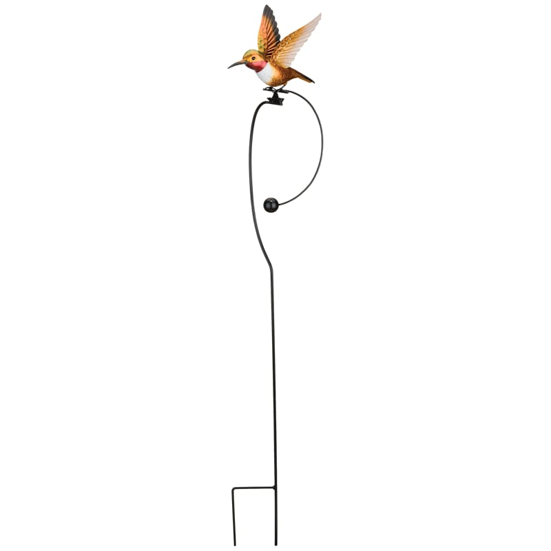 Regal Art & Gift Rocker Rufous Hummingbird Stake
