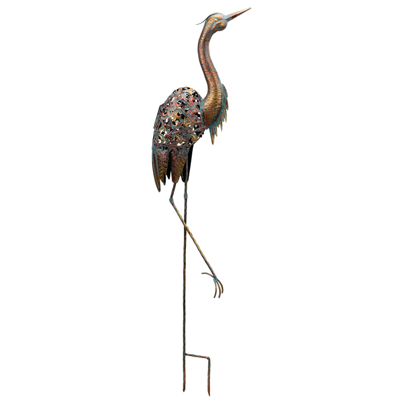 Regal Art & Gift Heron Solar Bird Stake