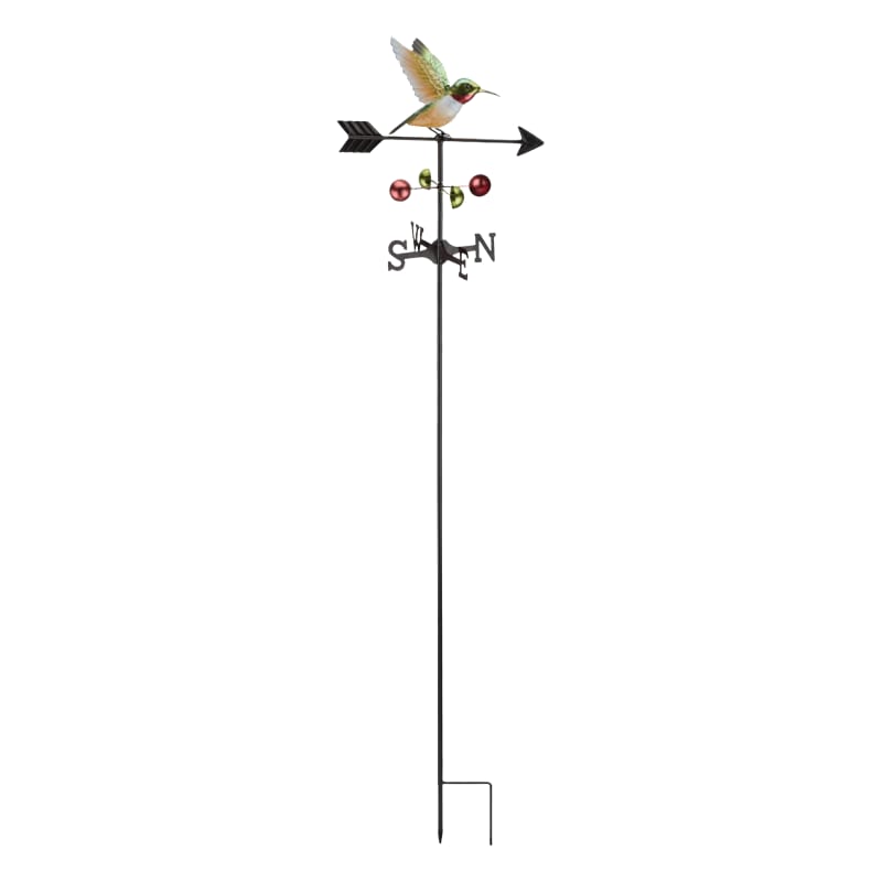 Regal Art & Gift Ruby-Throated Hummingbird Weathervane Stake