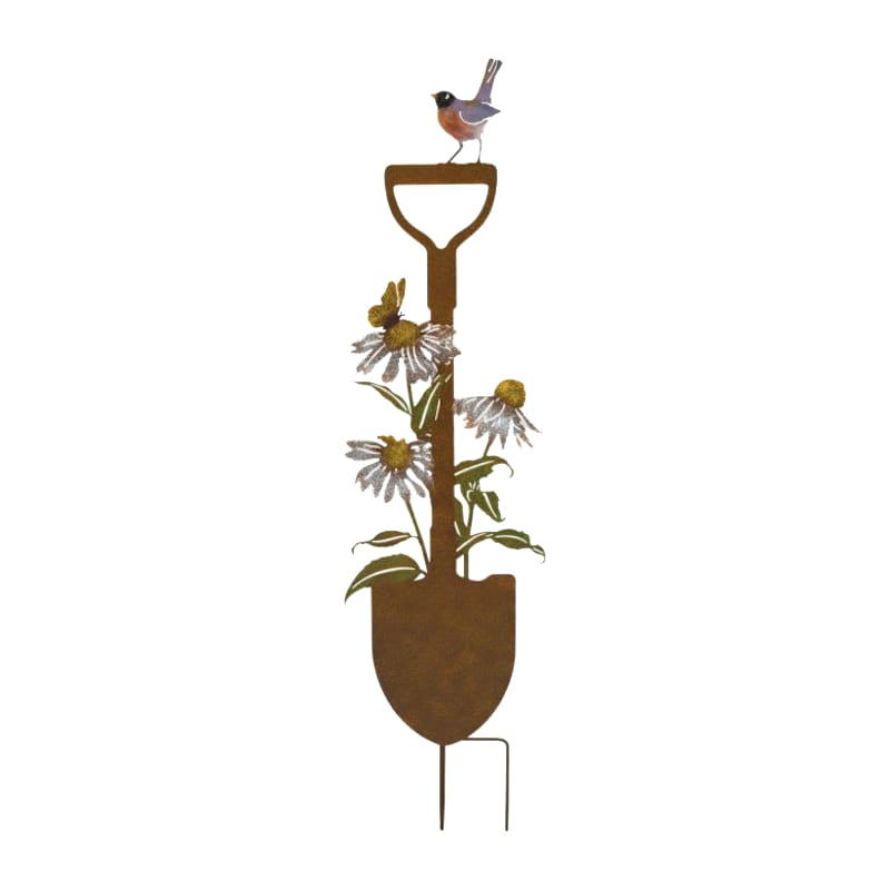 Regal Art & Gift Rustic Shovel and Black-Eyed Susan Garden Stake