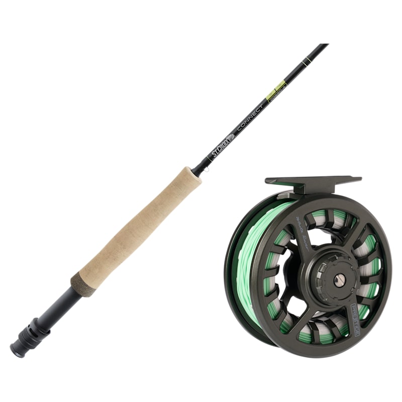 St. Croix Connect Fly Rod and White River Fly Shop Prestige Loaded Fly Reel Combo