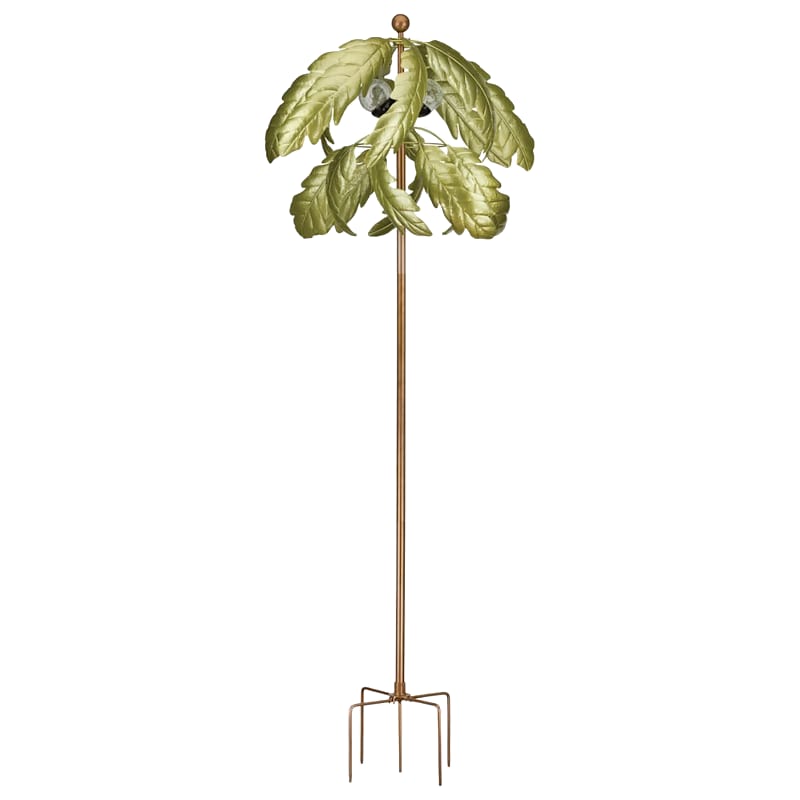 Regal Art & Gift Palm Tree Solar Wind Spinner