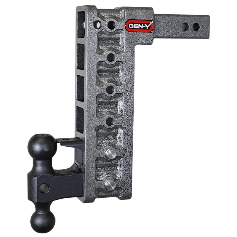 GEN-Y HITCH Mega-Duty 2" Shank 16K Hitch with Dual-Ball and Pintle Lock