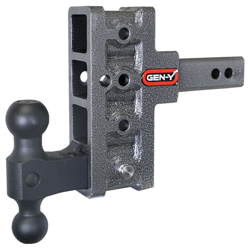 GEN-Y HITCH Mega-Duty 2" Offset Shank 16K Drop Hitch with Dual-Ball