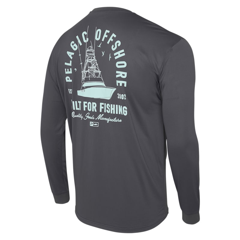 Pelagic Aquatek Sporty Long-Sleeve Fishing Shirt for Men