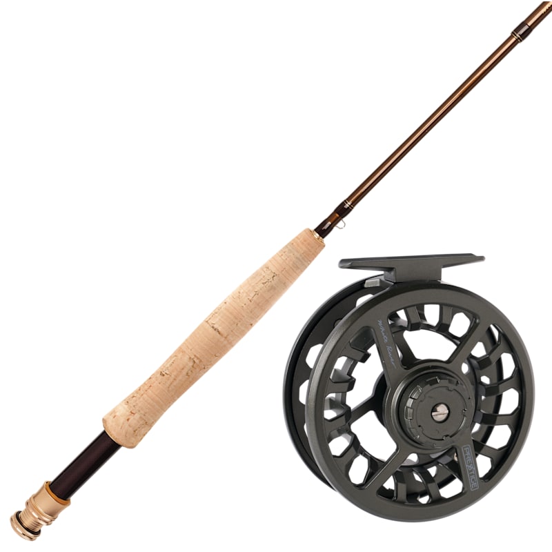 White River Fly Shop Stowaway Fly Rod and Prestige Fly Reel Combo