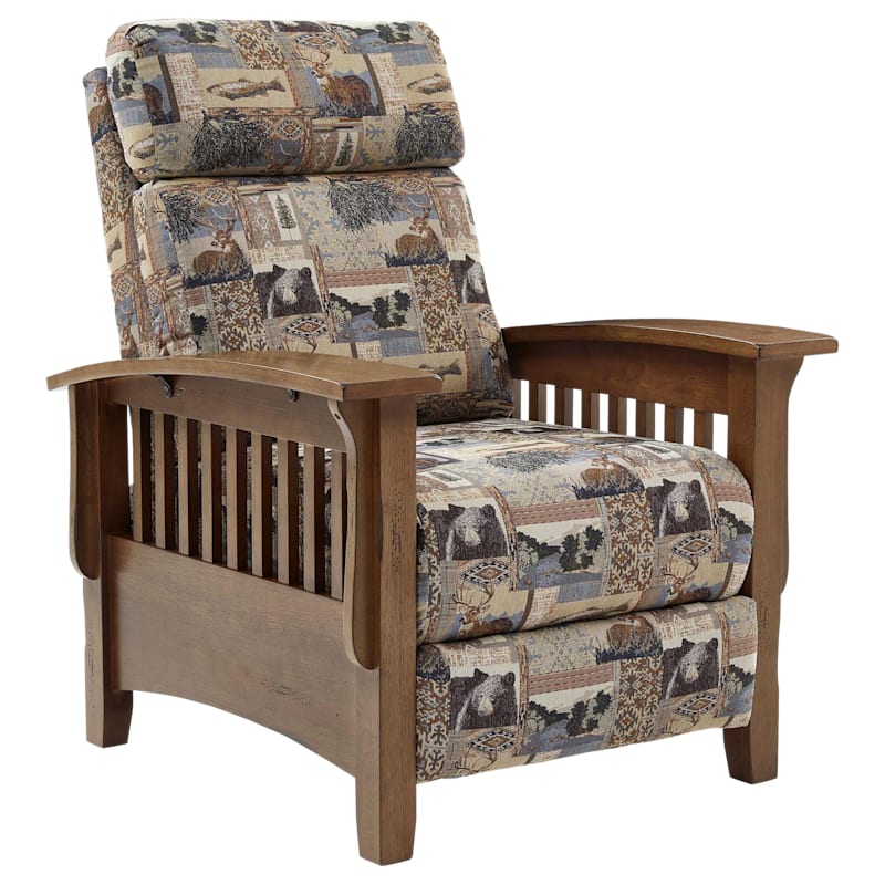 Best Home Furnishings Field & Stream Collection Tuscan Nature High-Leg Recliner