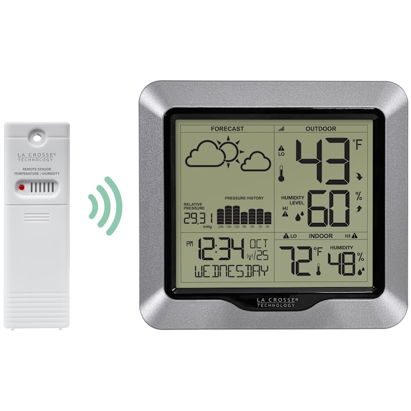 La Crosse Technology 308-1417 Wireless Forecast Station with Pressure