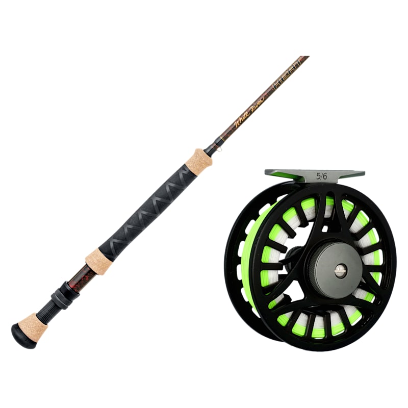 White River Fly Shop Heat Fly Rod and Riseform Loaded Fly Reel Bundle