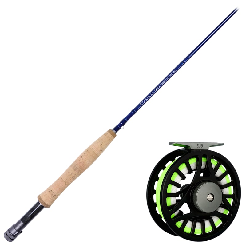 Douglas LRS 4-piece Fly Rod and White River Fly Shop Riseform Loaded Fly Reel Combo