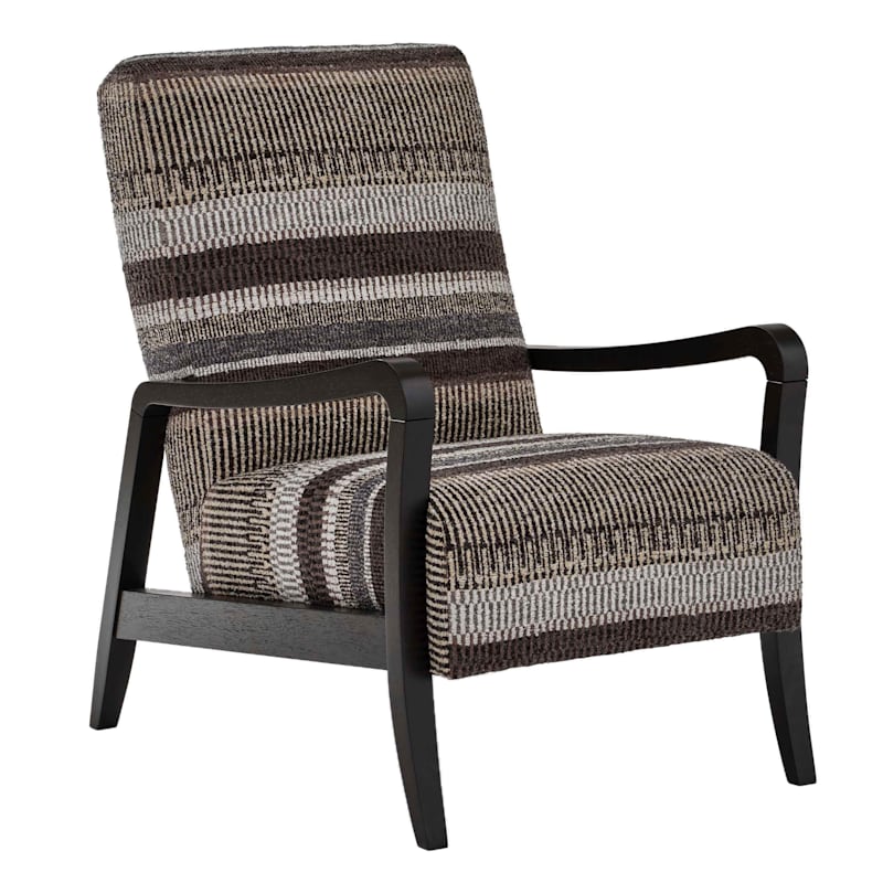 Best Home Furnishings Field & Stream Collection Rybe Black Striped Accent Chair
